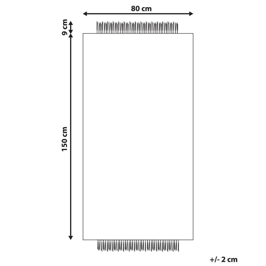 Beliani Tapis en Jute  YELMEZ  