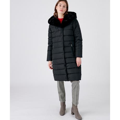 Damart  Lange Steppjacke mit breitem Kragen, gerade Passform,  Thermolactyl-Futter. 