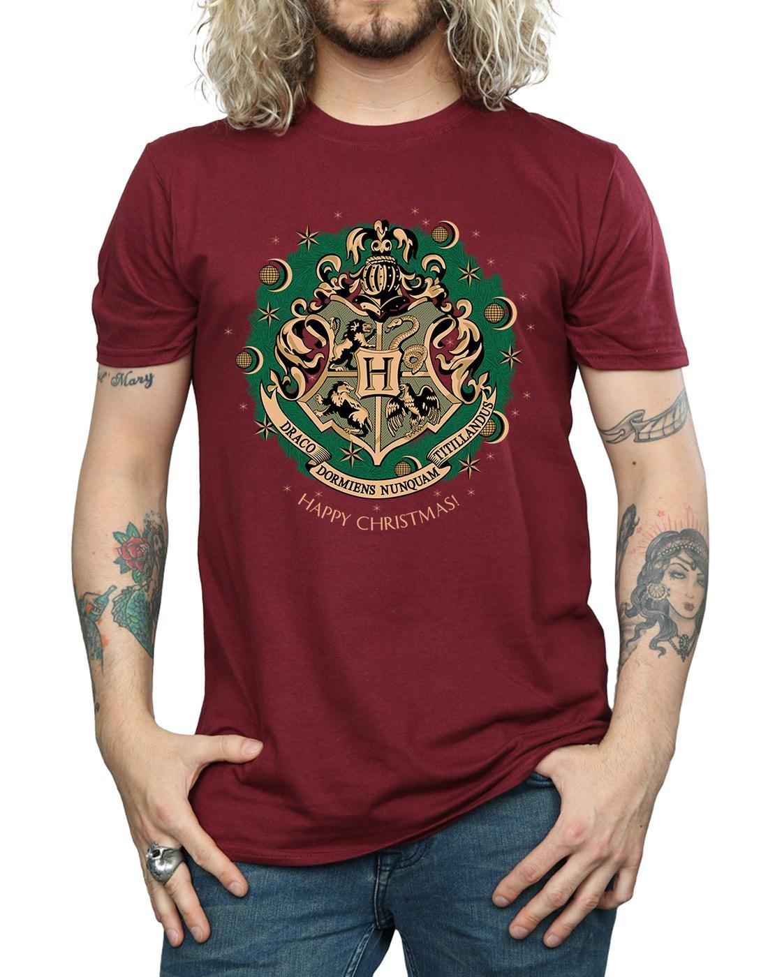 Harry Potter Hogwarts T-Shirt Design Natalizio  