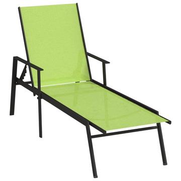 Chaise longue tissu