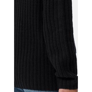 CASH-MERE.CH Pull ras du cou en laine et cachemire à grosses mailles  