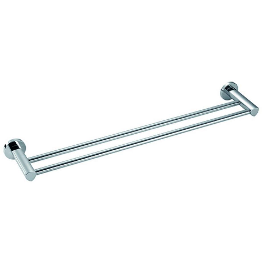 diaqua  Doppelbadetuchstange verchromt 