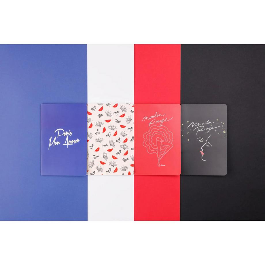 Clairefontaine Rivista Moulin Rouge in copertina rigida x8  