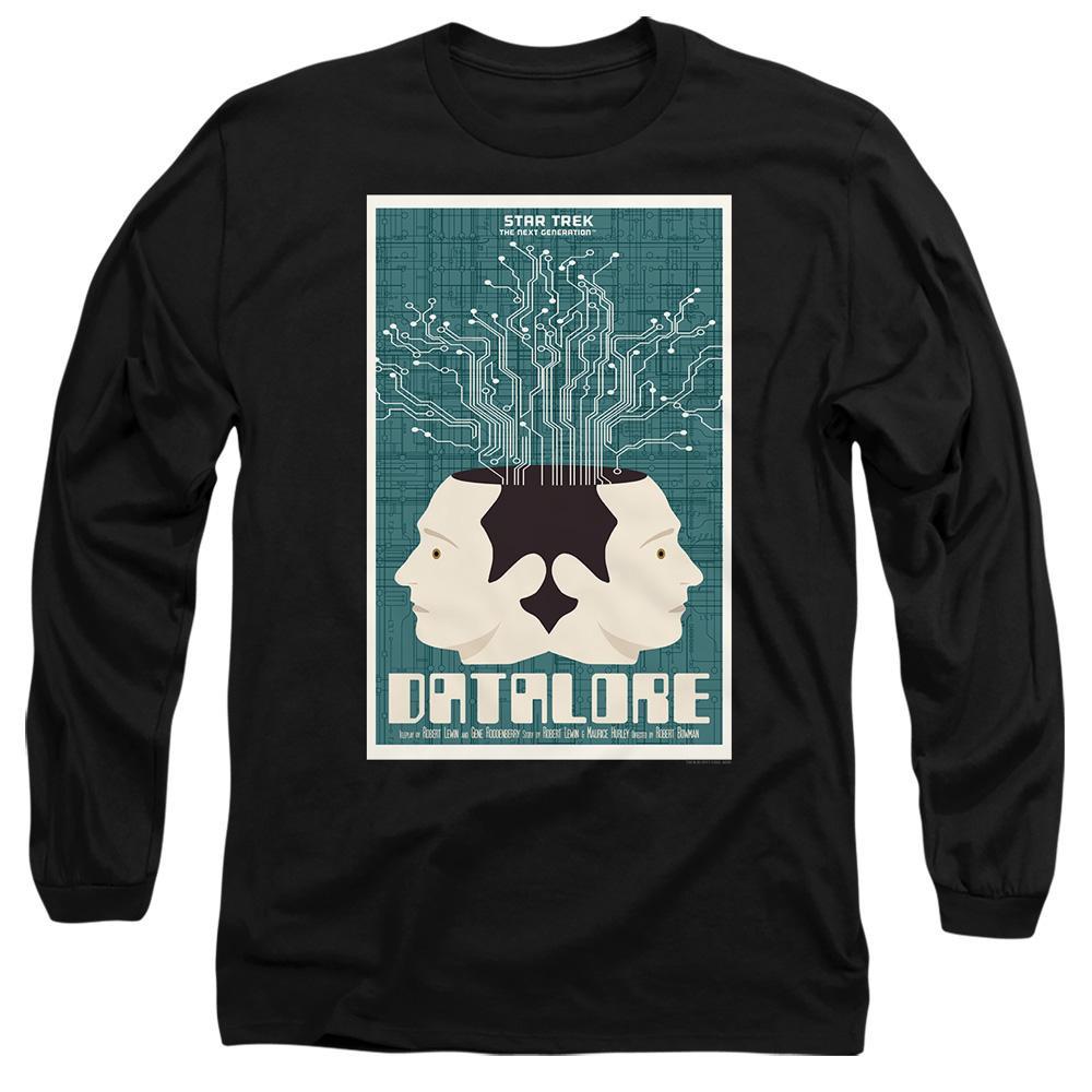 Star Trek Star Trek The Next Generation Saison 1 Épisode 13 Datalore T-Shirt Manches Longues  