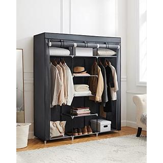 Pricenet Armoire en tissu durable avec beaucoup de rangement et un assemblage facile  