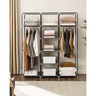 Pricenet Armoire en tissu durable avec beaucoup de rangement et un assemblage facile  