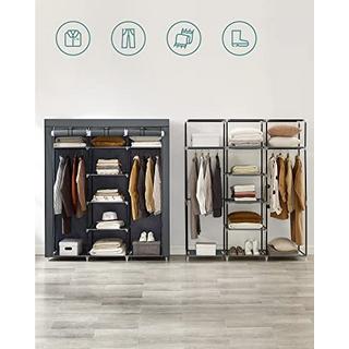 Pricenet Armoire en tissu durable avec beaucoup de rangement et un assemblage facile  