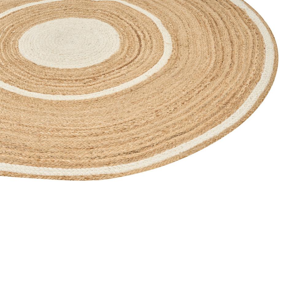 Beliani Tapis en Jute  HALFELI  