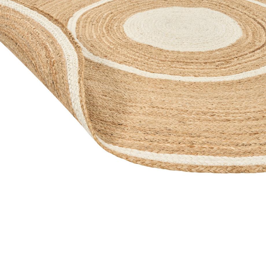 Beliani Tapis en Jute  HALFELI  