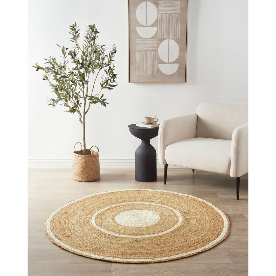 Beliani Tapis en Jute  HALFELI  