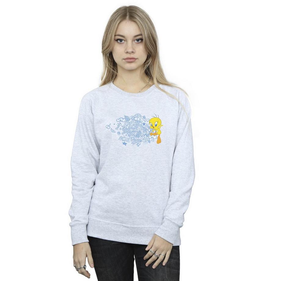 LOONEY TUNES Tweety Bird Sweatshirt Graphique  