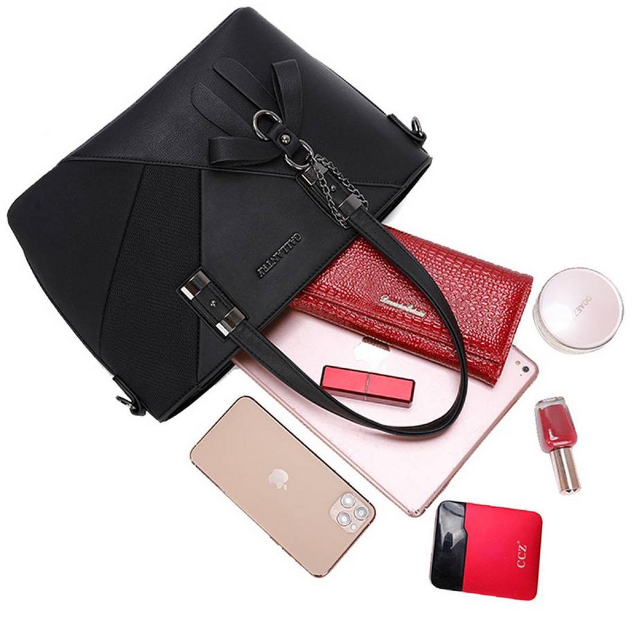 Gallantry Borsa a Mano con Fiocco Decorativo  