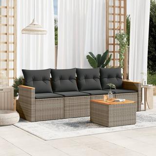 VidaXL Garten sofagarnitur poly-rattan  