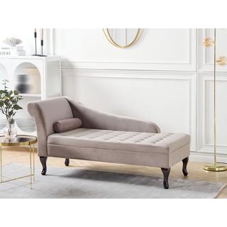 Beliani Chaise longue en Velluto Retrò PESSAC  