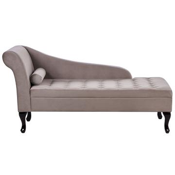 Chaiselongue aus Samtstoff Retro PESSAC