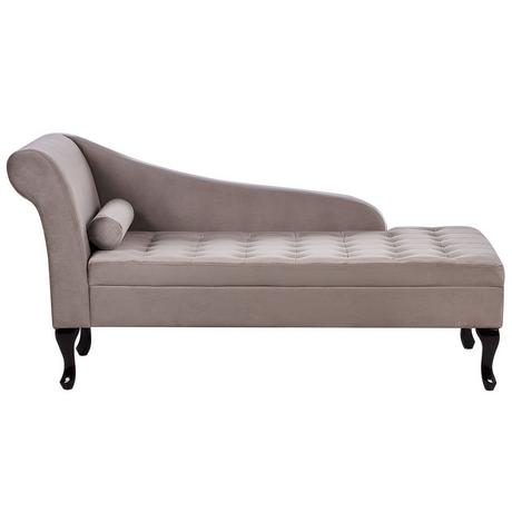 Beliani Chaise longue en Velluto Retrò PESSAC  