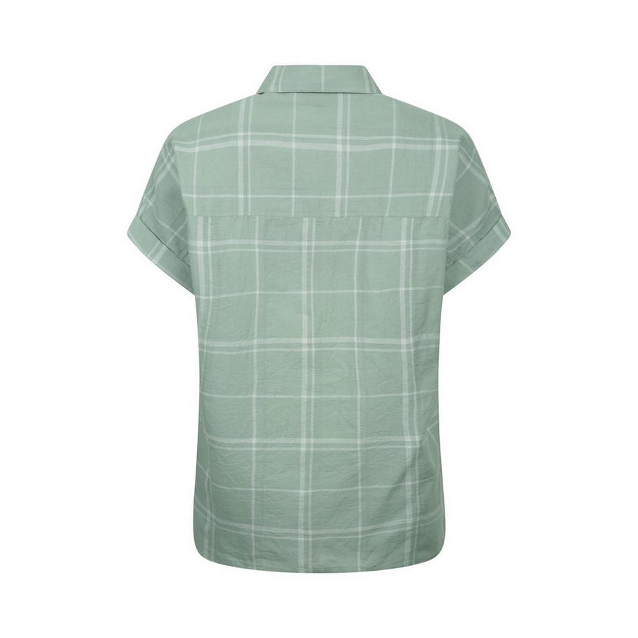 Mountain Warehouse Palm Camicia a Quadri Maniche Corte  