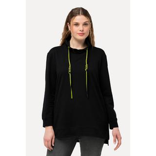 Ulla Popken Felpa Motivo Lettera Collo Alto Maniche Lunghe  