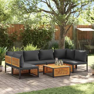 VidaXL Salon de jardin bois  