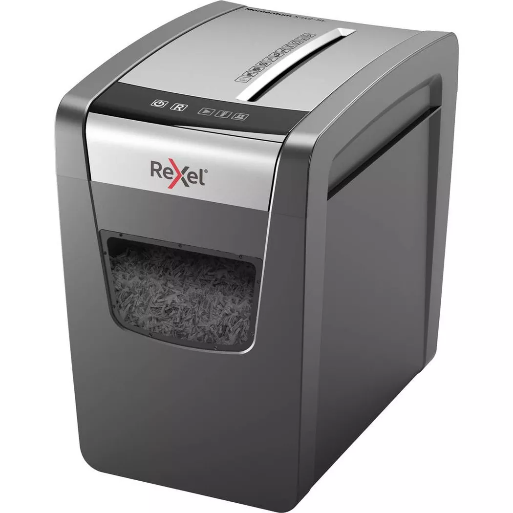Rexel Momentum X312-SL Slimline Cross Cut Paper Shredder P4
