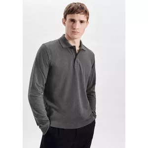 Polo Regular fit Fit Manche longue Uni