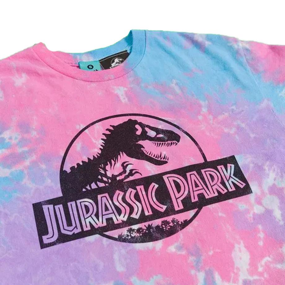 Jurassic Park Logo Tie-Dye T-Shirt  