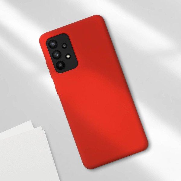 Avizar  Coque Samsung A72 Soft Touch Rouge 