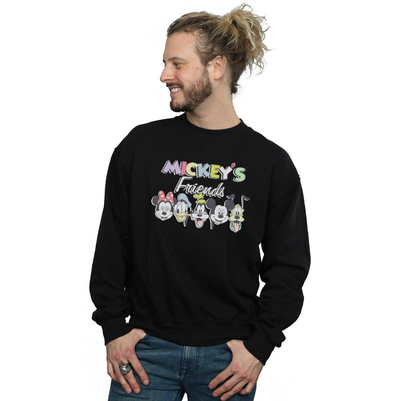 Disney  Friends Faded Nostalgia Sweatshirt 