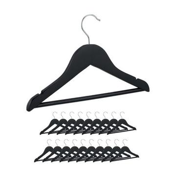 20er Set Kleiderbügel aus Holz für Kinder