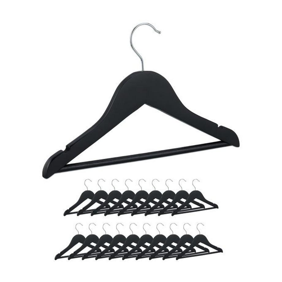 Set di 20 grucce in legno per bambini