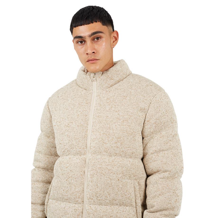 Brave Soul  Steppjacke, Weiter Stehkragen, Jerseyware 