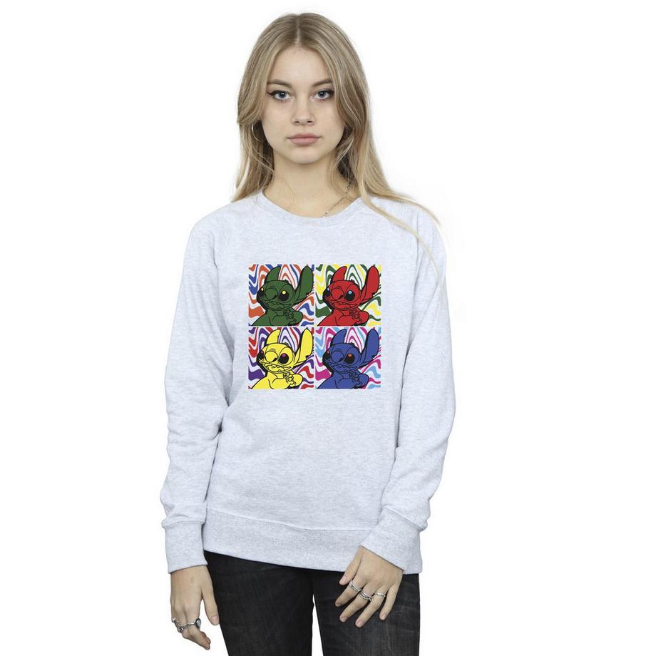 Disney Stitch Pop Art Print Sweatshirt  