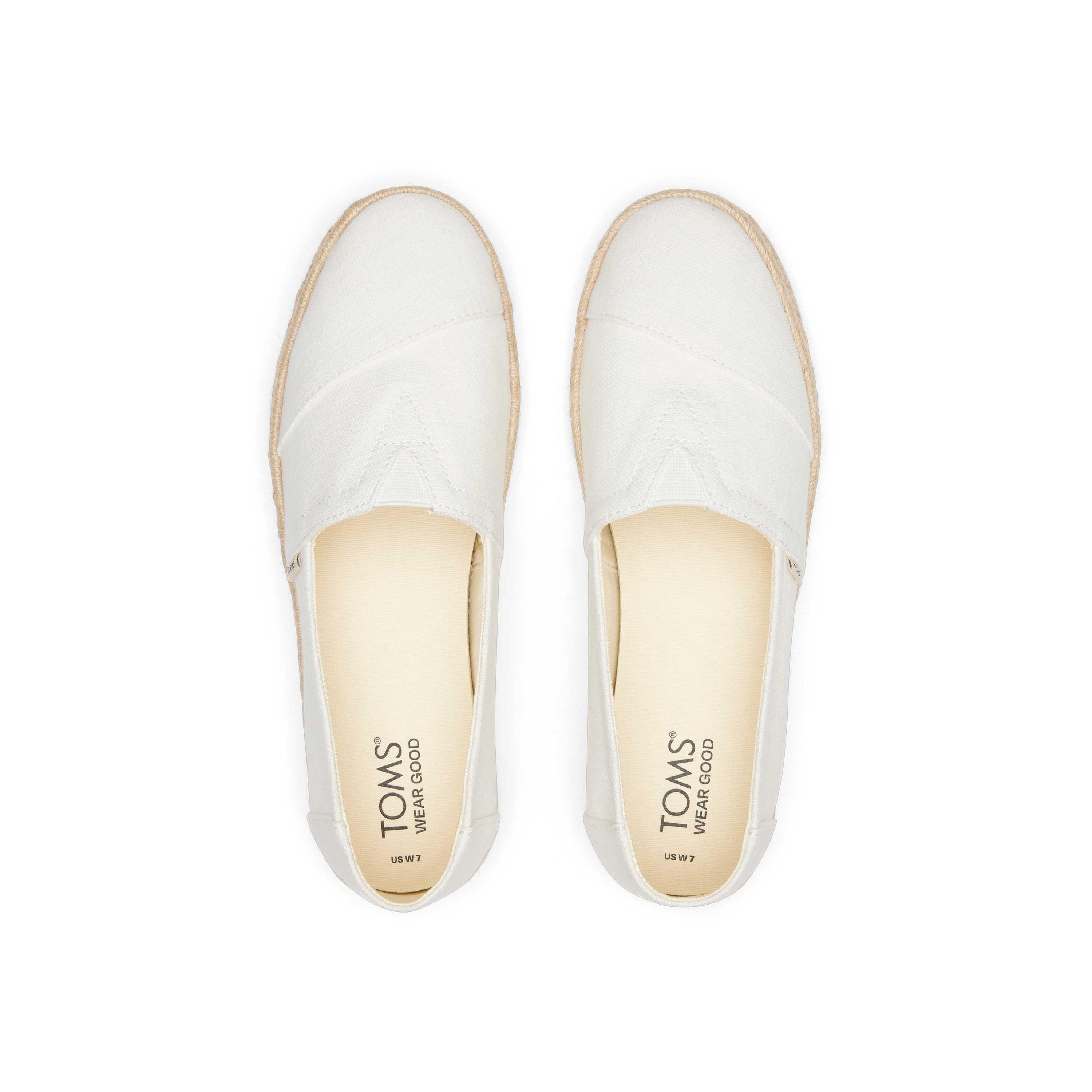 TOMS  espadrilles aus recycelter baumwolle mit seilsohle frau  alpargata rope 2.0 