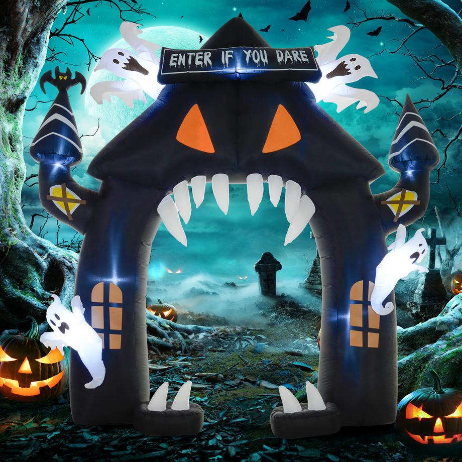 Outsunny Halloween aufblasbarer Bogen  