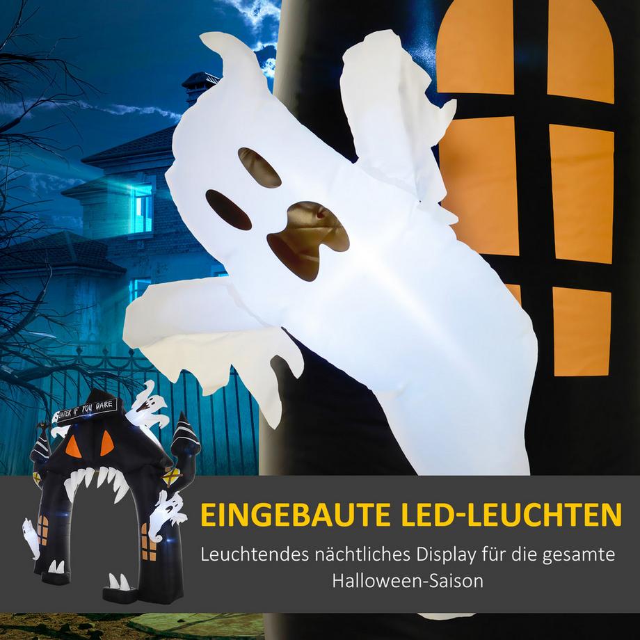 Outsunny Halloween aufblasbarer Bogen  