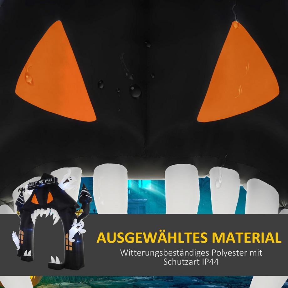 Outsunny Halloween aufblasbarer Bogen  