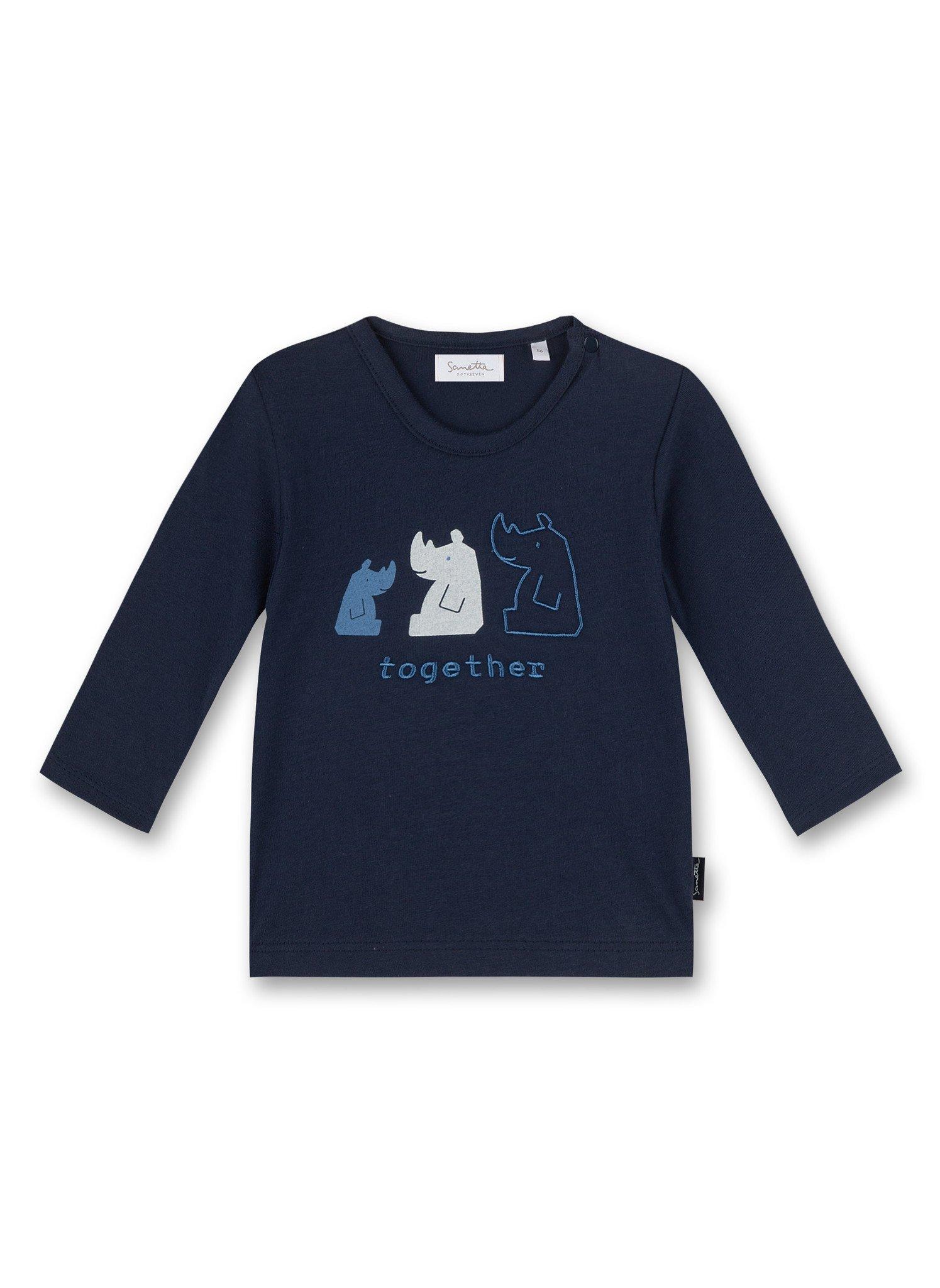 Sanetta Fiftyseven  Baby Jungen Shirt Nashorn together 