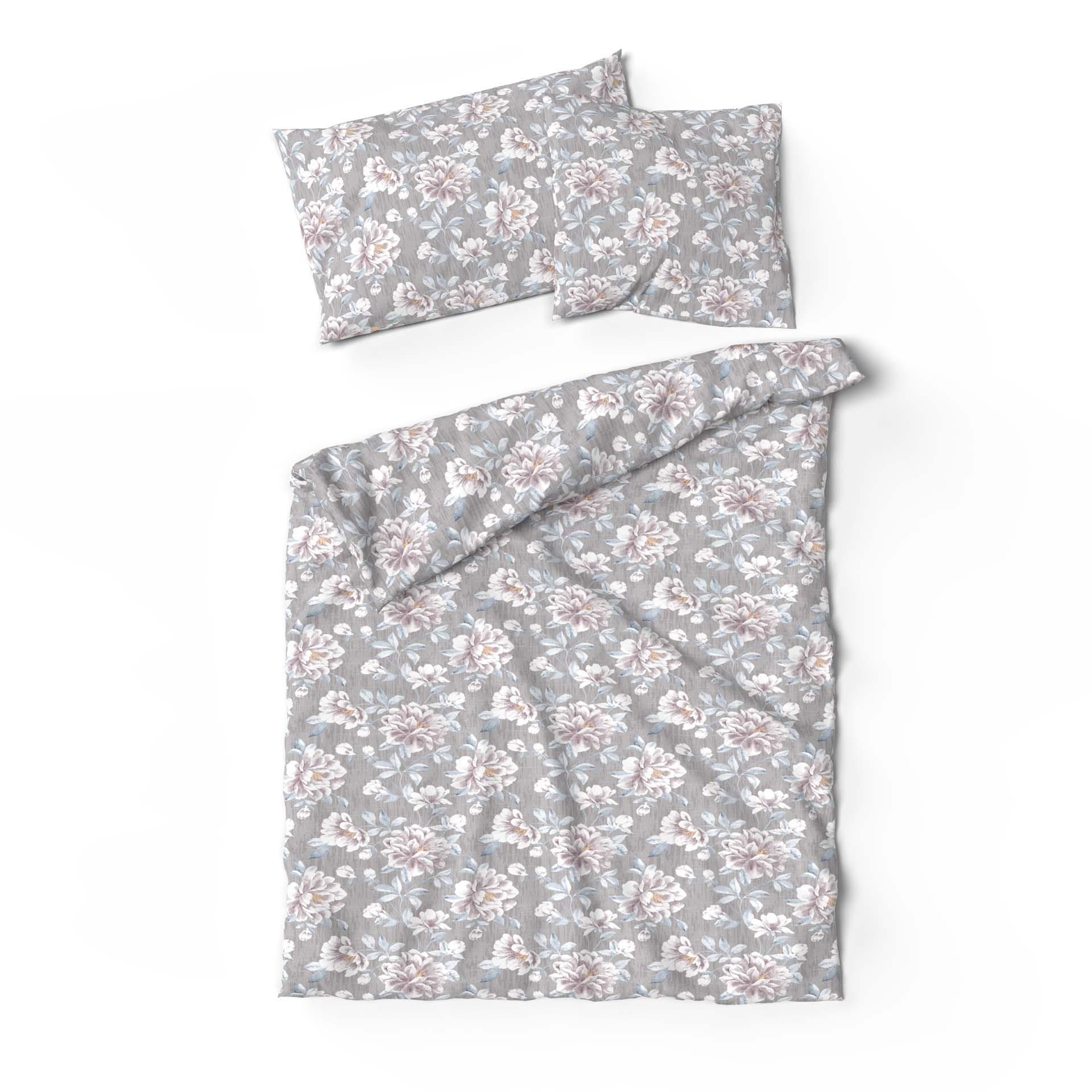 Lotus Bettwaren Moana Biancheria da Letto Bambù Antracite  