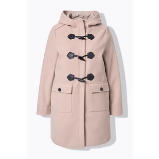 Ulla Popken Dufflecoat Knebelknöpfe Kapuze  