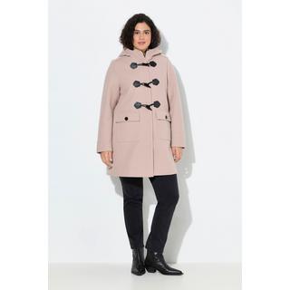 Ulla Popken Dufflecoat Knebelknöpfe Kapuze  