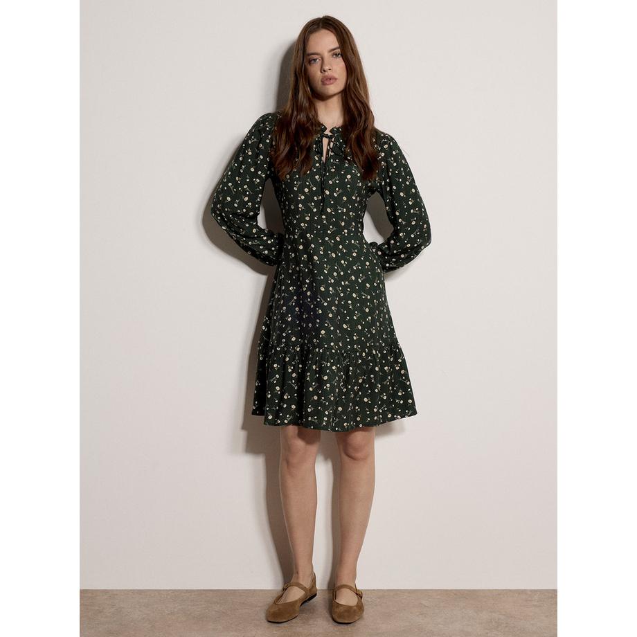 APRICOT Abito mini skater con stampa floreale  