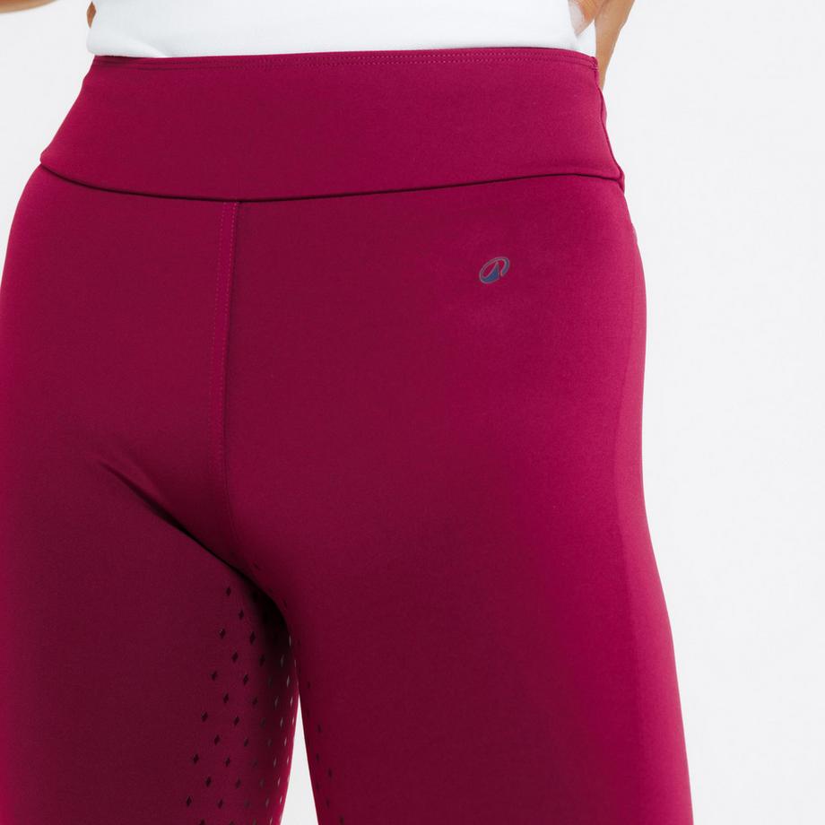 FOUGANZA  Legging équitation femme full grip polyester 