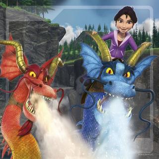 Ravensburger  Puzzle Dragons: Die 9 Welten (3x49) 