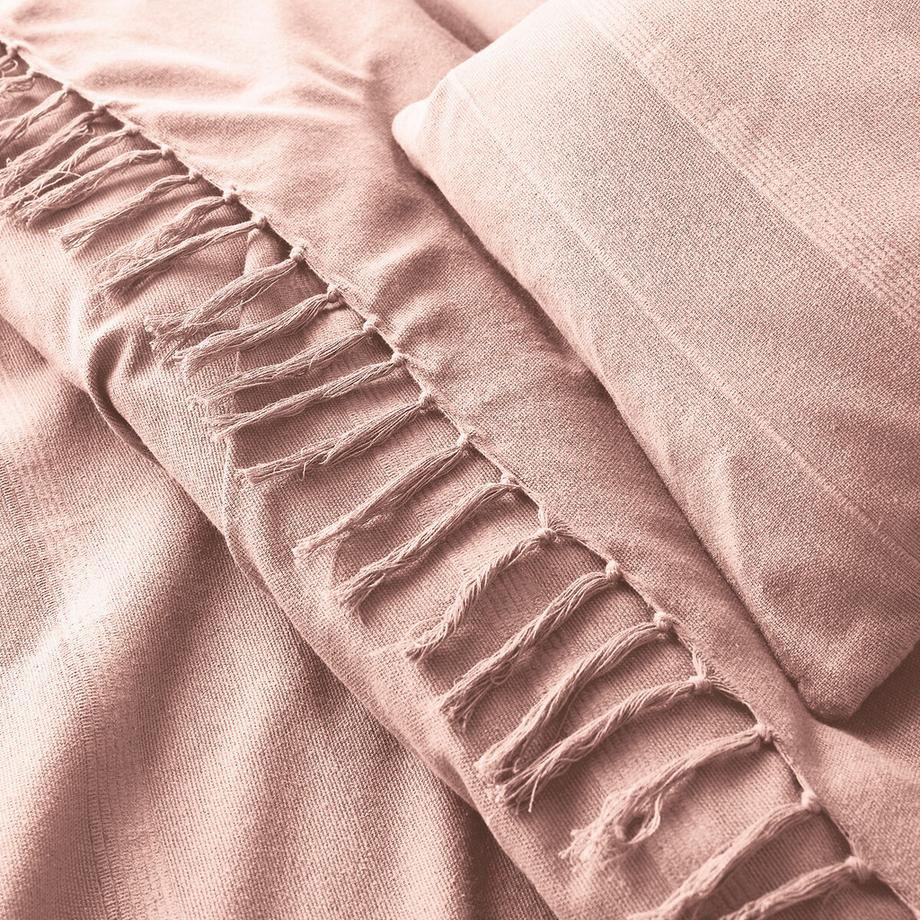 La Redoute Intérieurs Dessus de lit Nedo frangé  