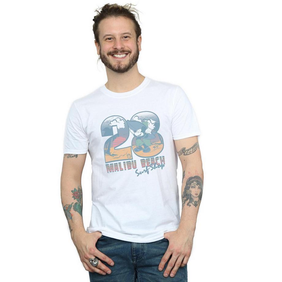 Disney T-shirt Imprimé Surf Shop  