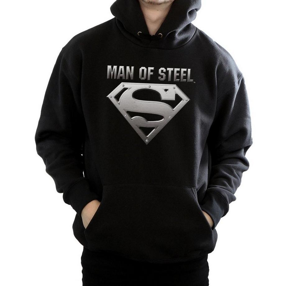 DC COMICS Man of Steel Superman Logo Sweat à Capuche  