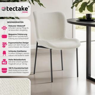 Tectake Chaise rembourrée Tessa  