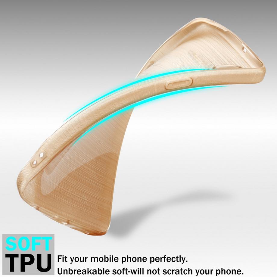 Cadorabo  Hülle für Apple iPhone 14 PRO MAX im Brushed Design 