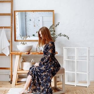 Northix Scaffale a gradini con 6 scomparti  