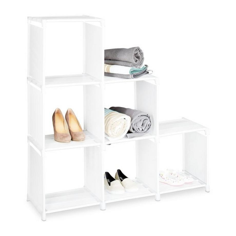 Scaffale a gradini con 6 scomparti